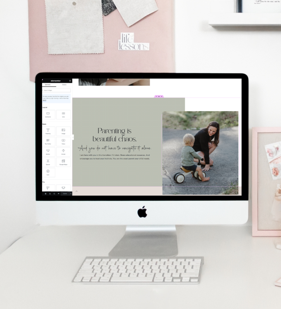 Feminine wordpress designer