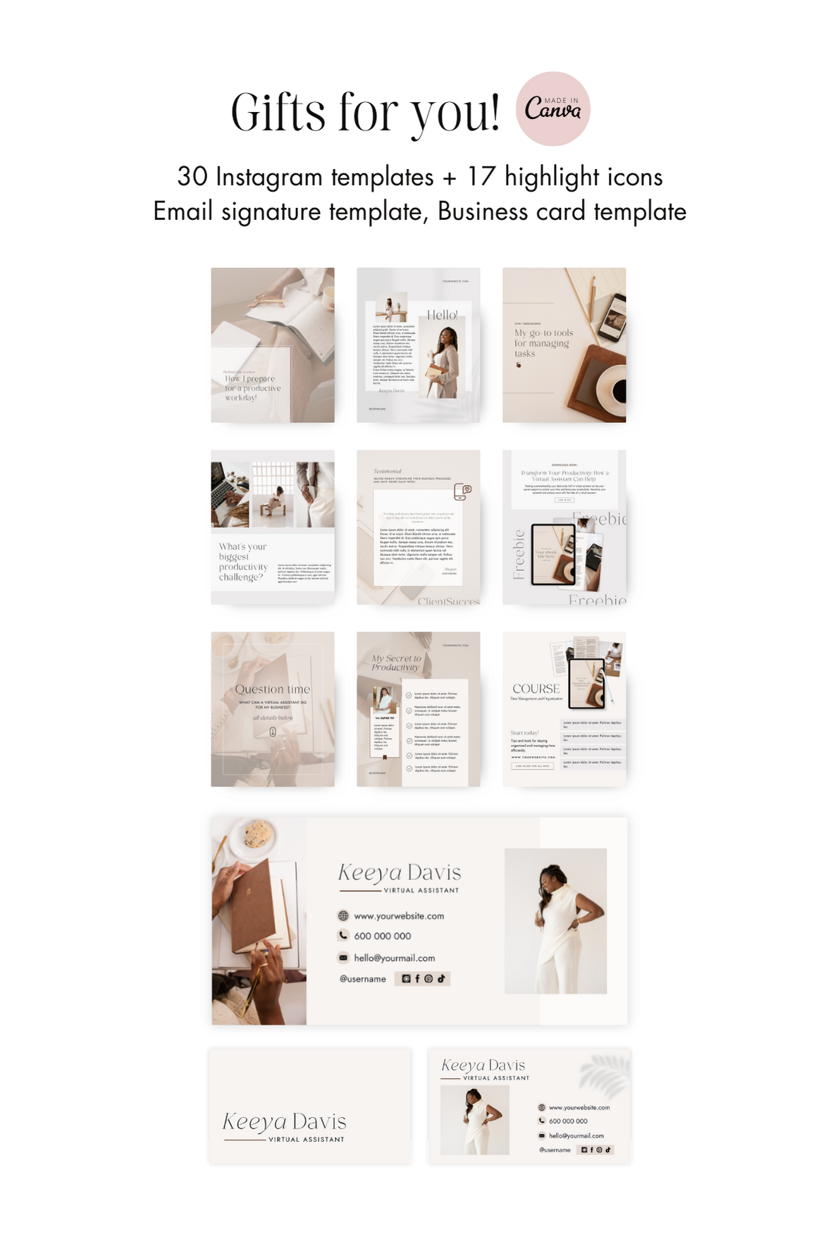 Keeya feminine wordpress elementor theme 5