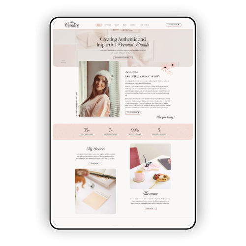 Addie - WordPress & Elementor website template