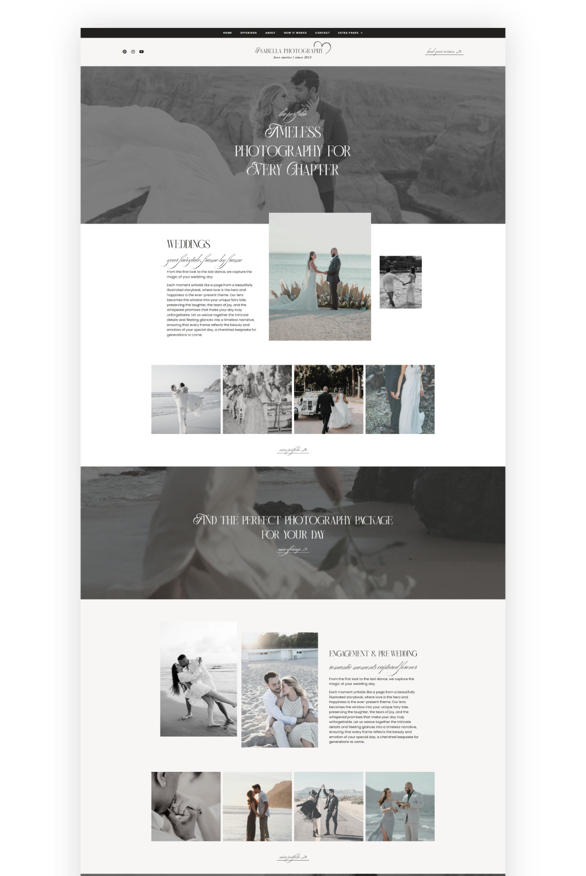 Isabella, photography wordpress elementor theme 5