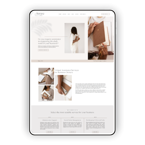 Keeya - WordPress & Elementor website template