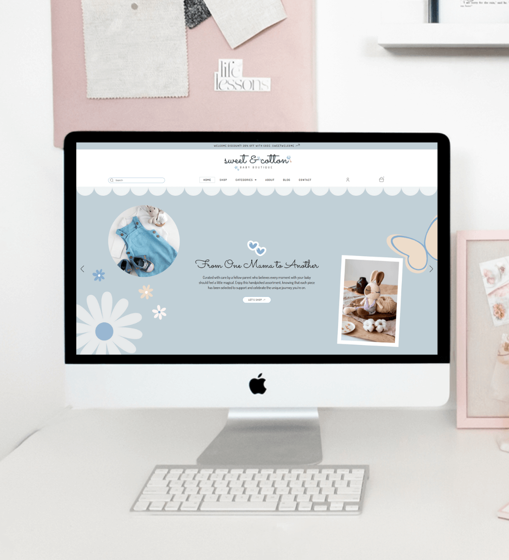 Sweet and cotton wordpress ecommerce theme
