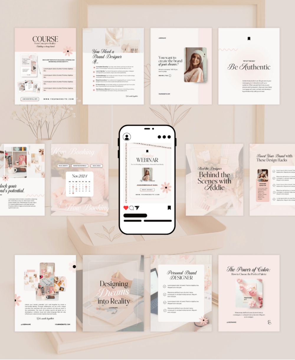 Addie Canva templates bundle - Image 3