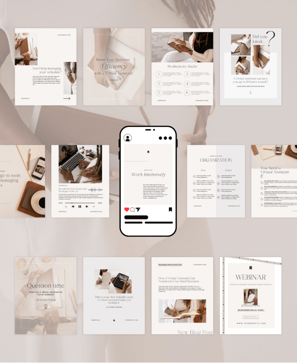 Keeya Canva templates bundle - Image 3