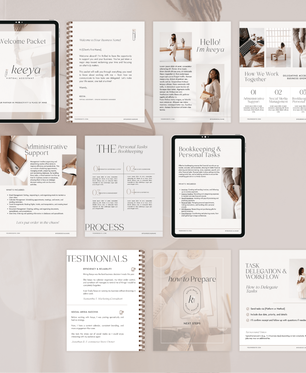 Keeya Canva templates bundle - Image 4