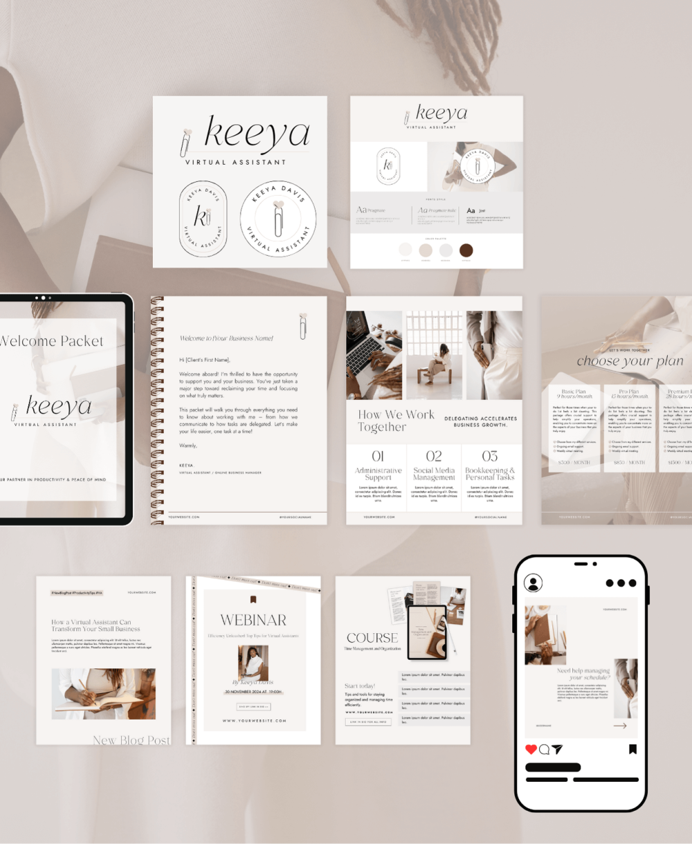 Keeya Canva templates bundle