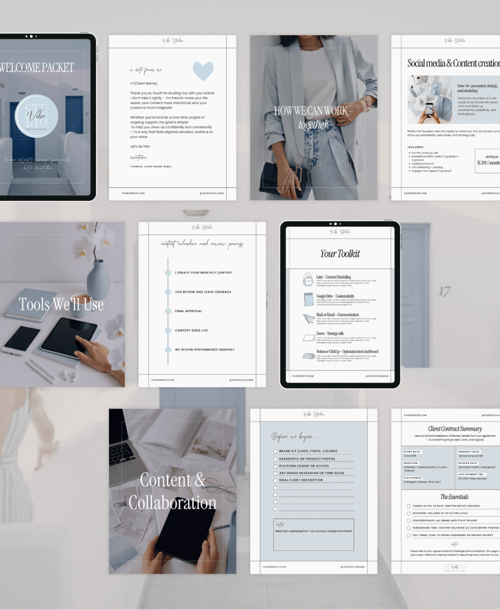Vibe Studio Canva templates bundle - Image 4
