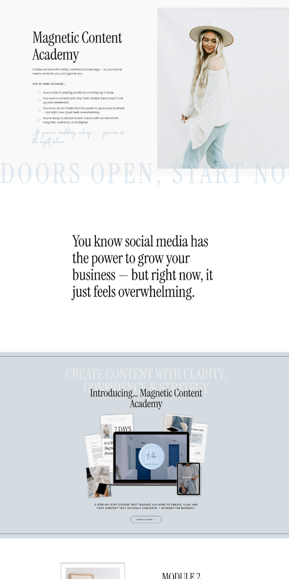 Vibe studio feminine wordpress elementor website template
