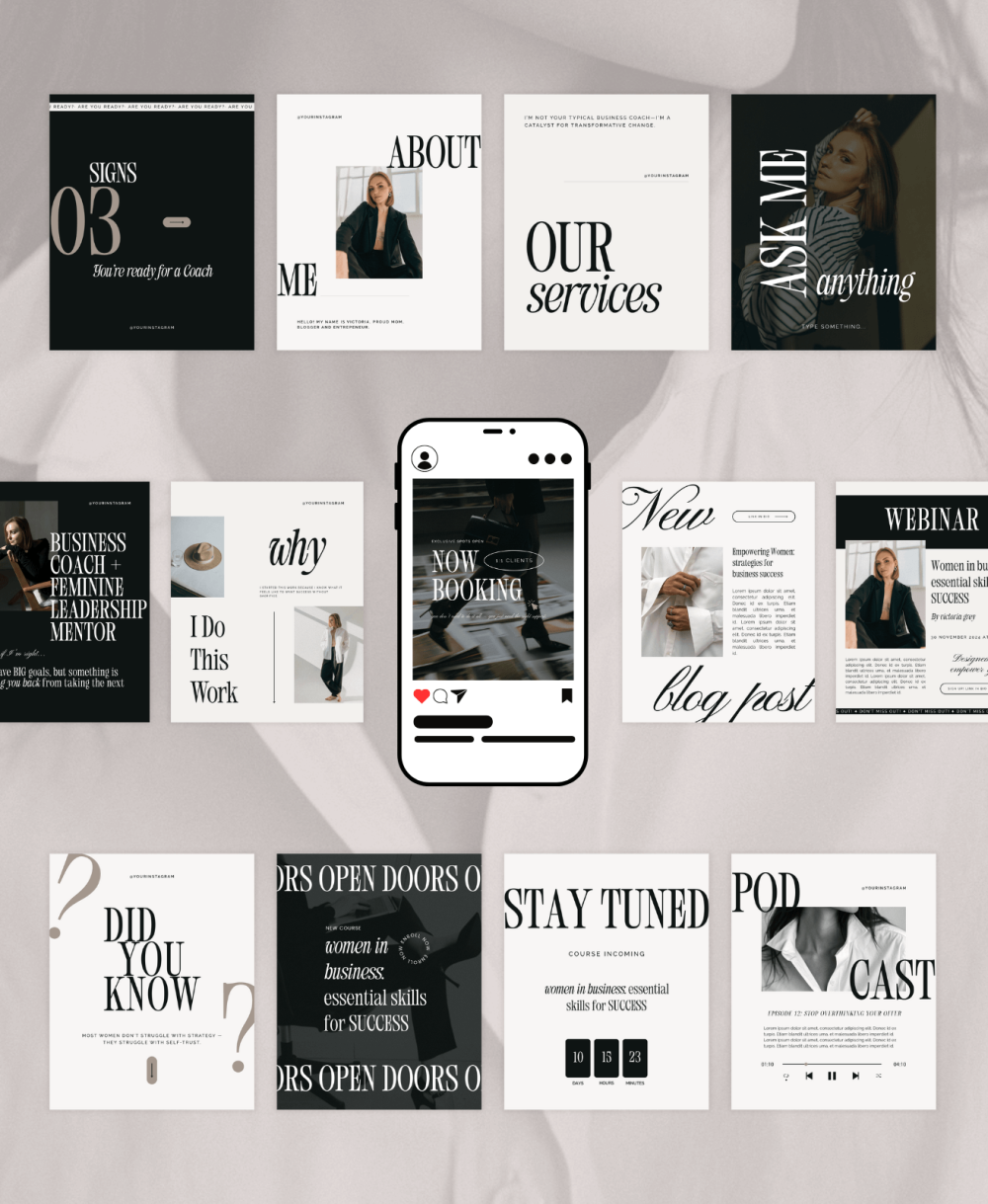 Victoria Canva templates bundle - Image 3