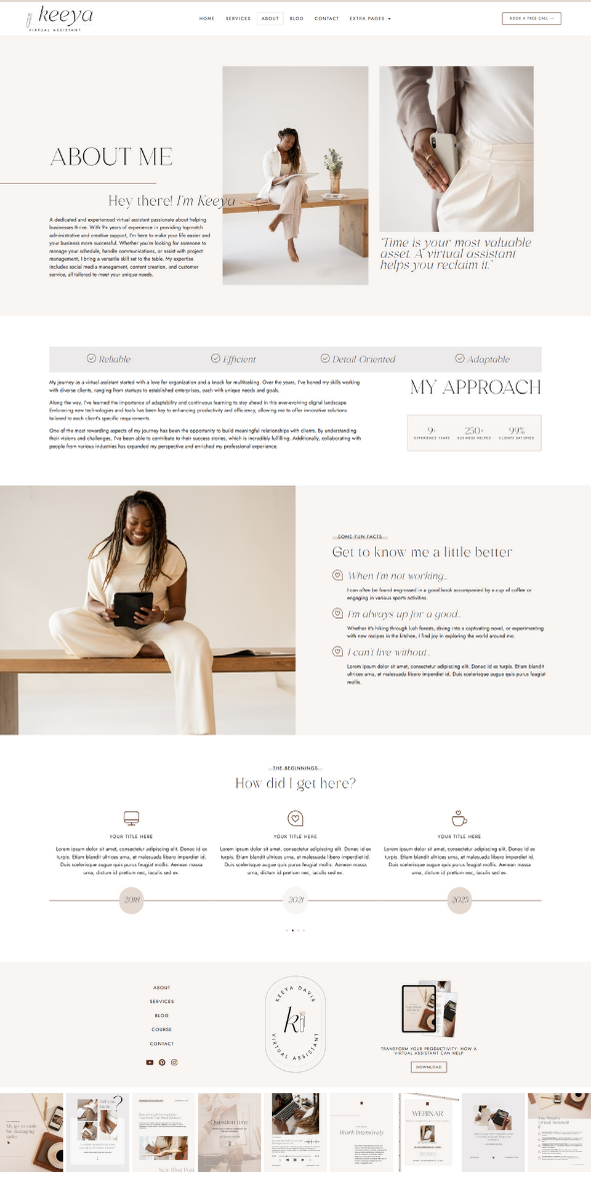 Keeya wordpress theme2
