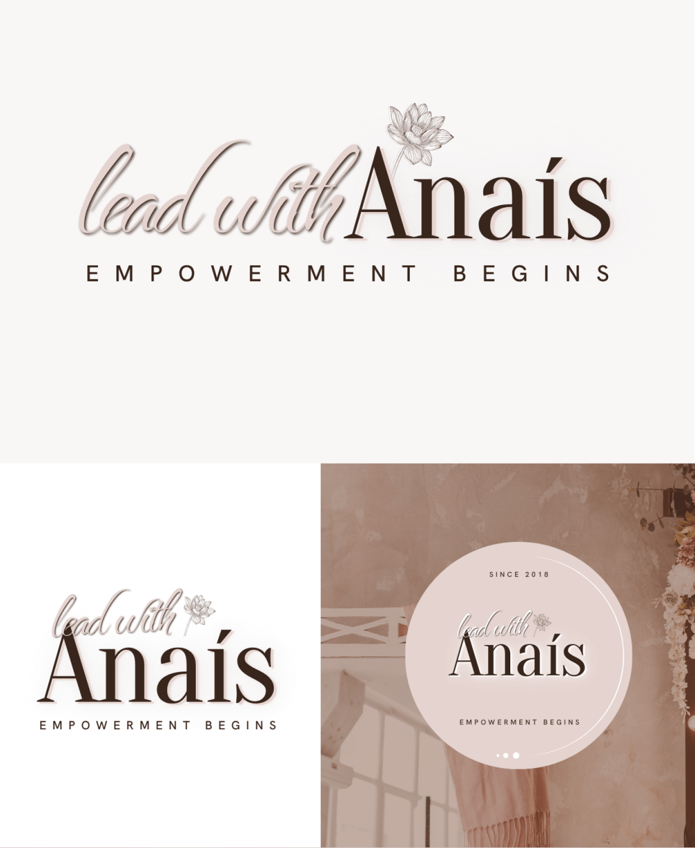 Anais logo templates canva