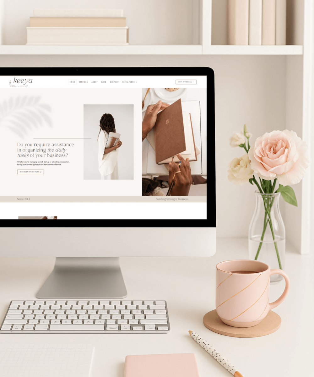 feminine wordpress and elementor templates