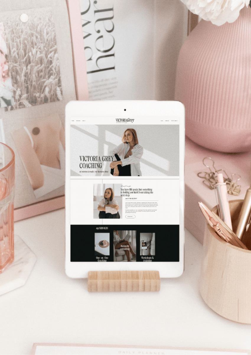 feminine wordpress and elementor website templates