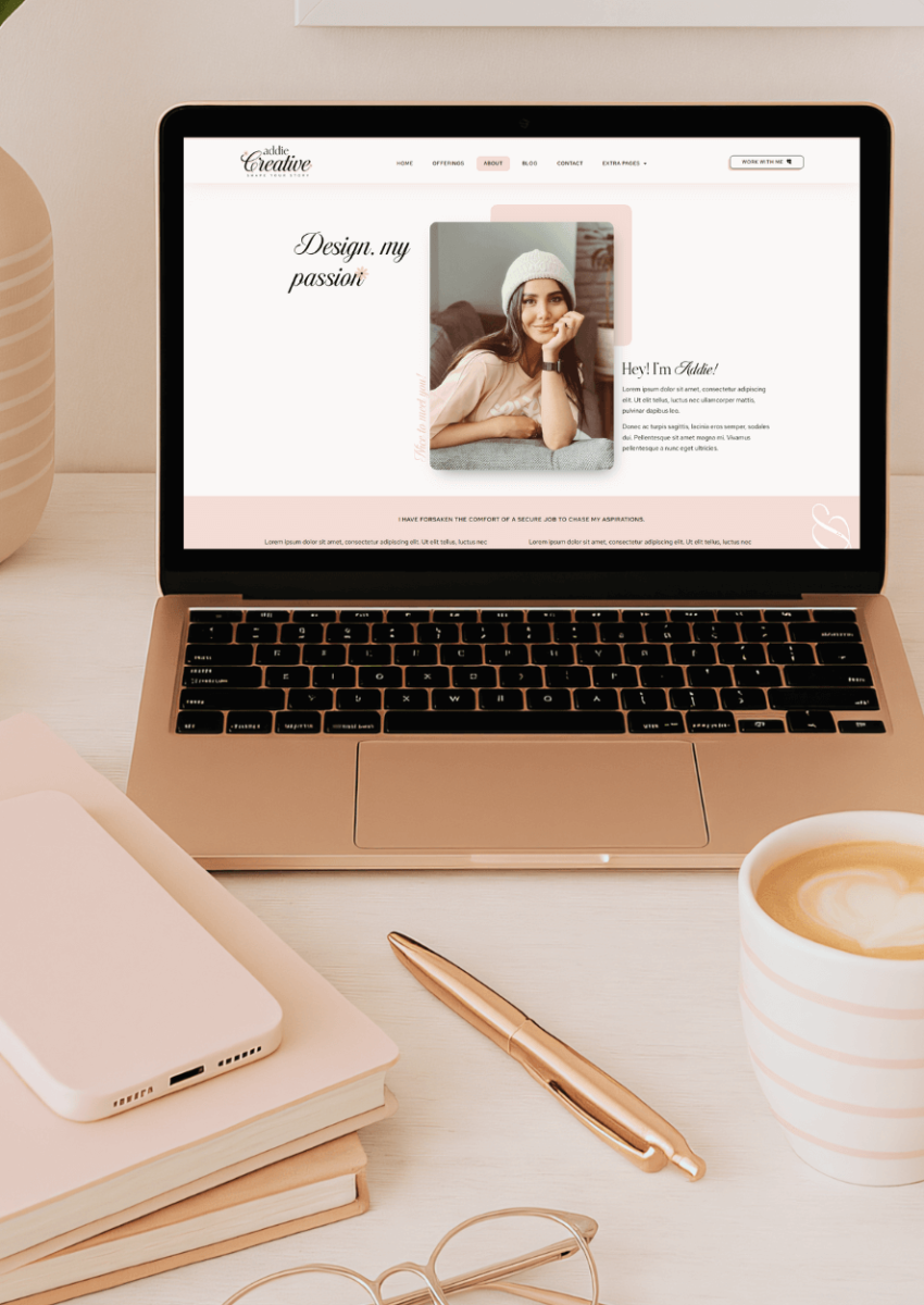feminine wordpress themes designwithcris
